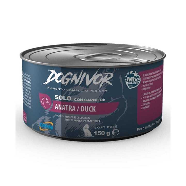 Dognivor Adult Anatra, Riso & Zucca 150 Gr.