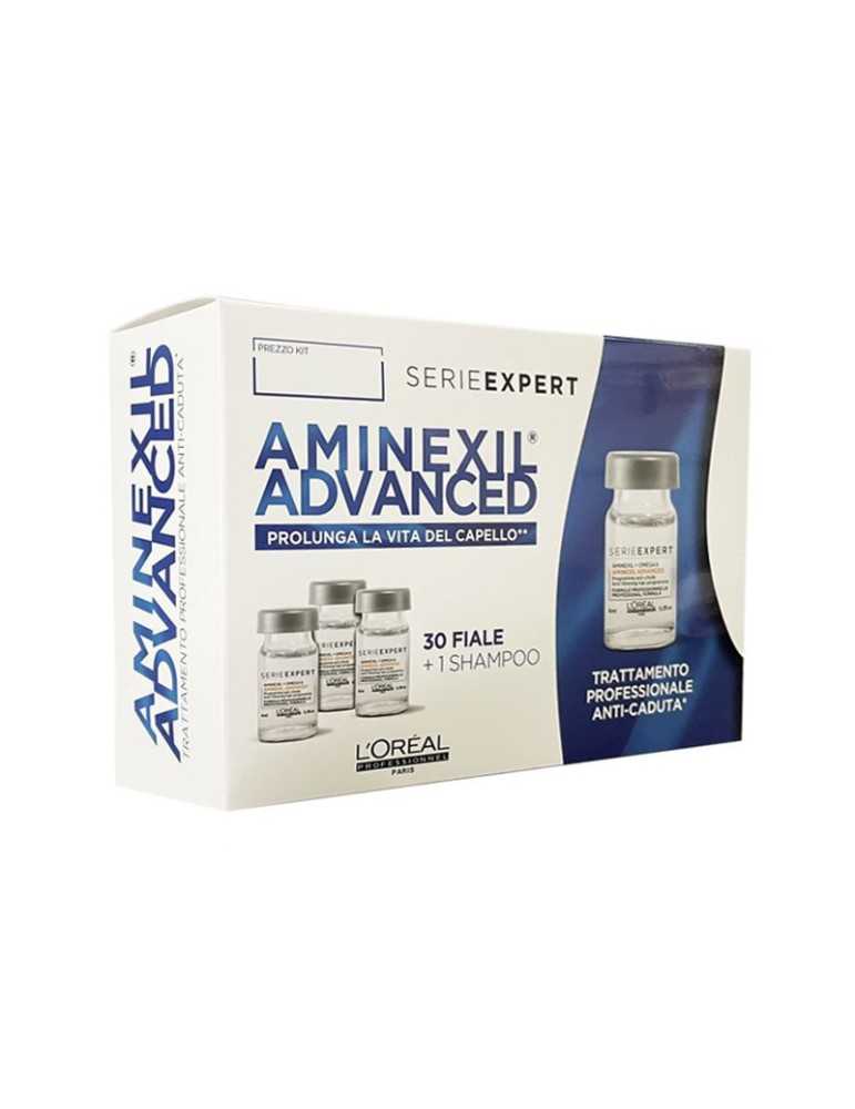 Fiale Anticaduta Aminexil Advanced 30x6ml (+ Shampoo) - Serie Expert