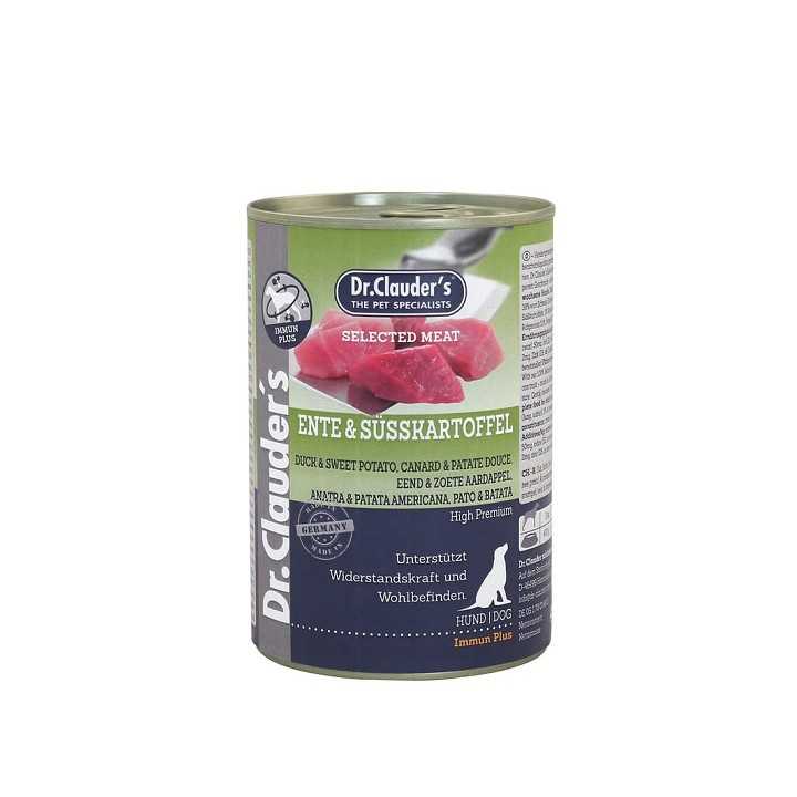 Dr.Clauder'S Dog Selected Meat Anatra & Patate Dolci 400 Gr.