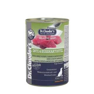 Dr.Clauder'S Dog Selected Meat Anatra & Patate Dolci 800 Gr.