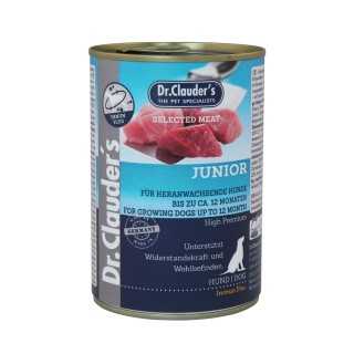 Dr.Clauder'S Dog Selected Meat Junior Manzo & Maiale 400 Gr.