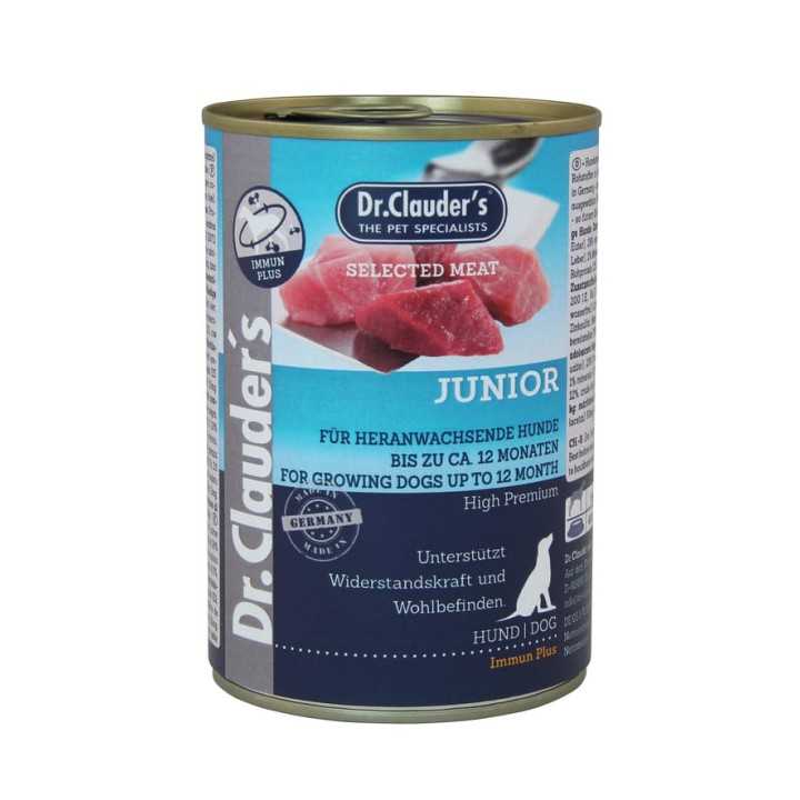 Dr.Clauder'S Dog Selected Meat Junior Manzo & Maiale 400 Gr.