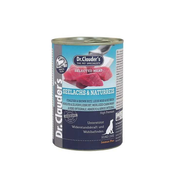 Dr.Clauder'S Dog Selected Meat Merluzzo Carbonaro & Riso Integrale 400 Gr.