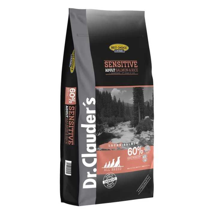 Dr.Clauder'S Dog Sensitive Adult Salmone & Riso 4 Kg.