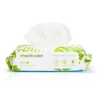 Earth Rated Salviette Bio Senza Profumo 100 Pz.