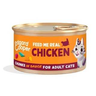 Edgard&Cooper Cat Adult Chunks Bocconcini Pollo 85 Gr.