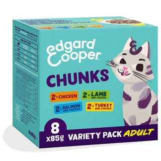 Edgard&Cooper Cat Adult Chunks Multipack (8 X 85 Gr.)