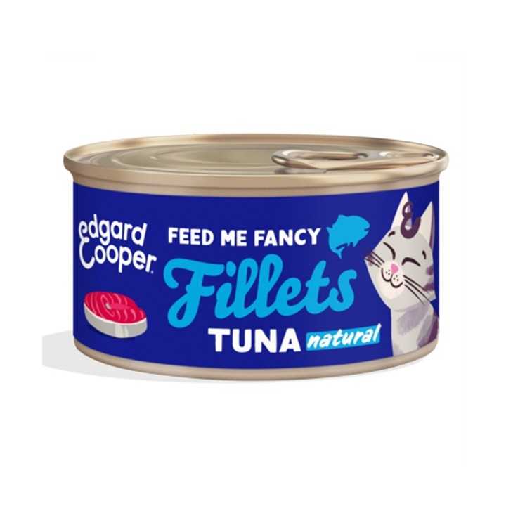 Edgard&Cooper Cat Adult Filetti Tonno Fresco 70 Gr.