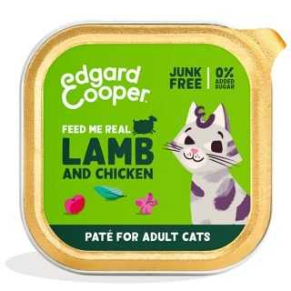 Edgard&Cooper Cat Adult Pate' Agnello & Pollo 85 Gr.
