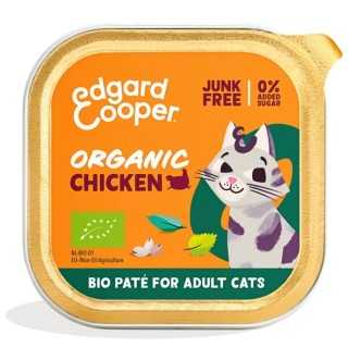 Edgard&Cooper Cat Adult Pate' Organic Pollo 85 Gr.