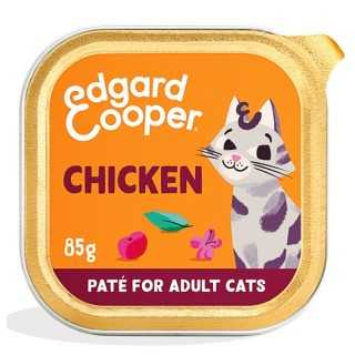 Edgard&Cooper Cat Adult Pate' Pollo 85 Gr.