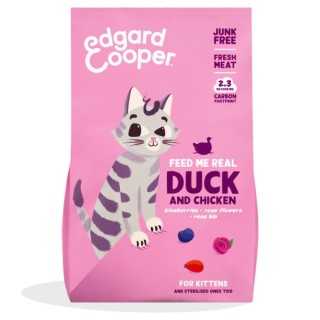 Edgard&Cooper Cat Kitten Anatra & Pollo 2 Kg.