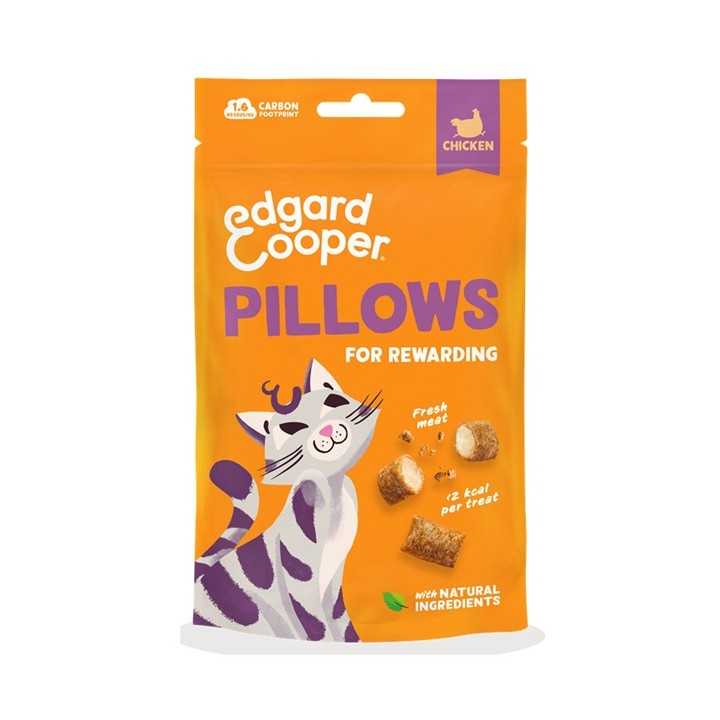 Edgard&Cooper Cat Pillows Snack Pollo 60 Gr.