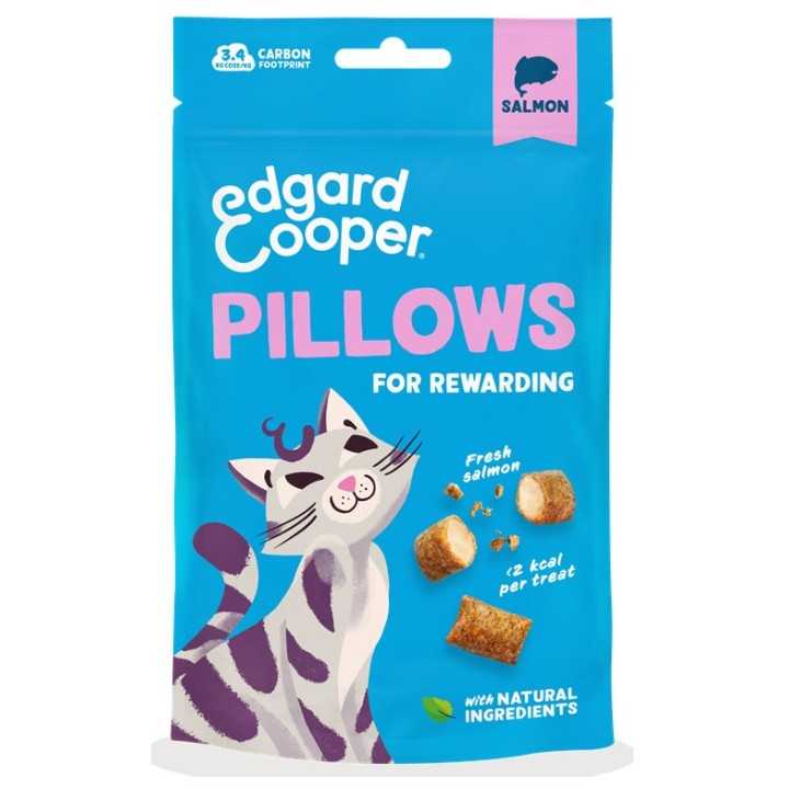Edgard&Cooper Cat Pillows Snack Salmone 60 Gr.