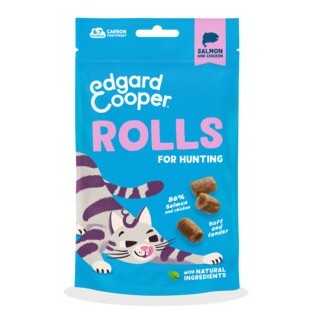 Edgard&Cooper Cat Rolls Snack Salmone & Pollo 45 Gr.