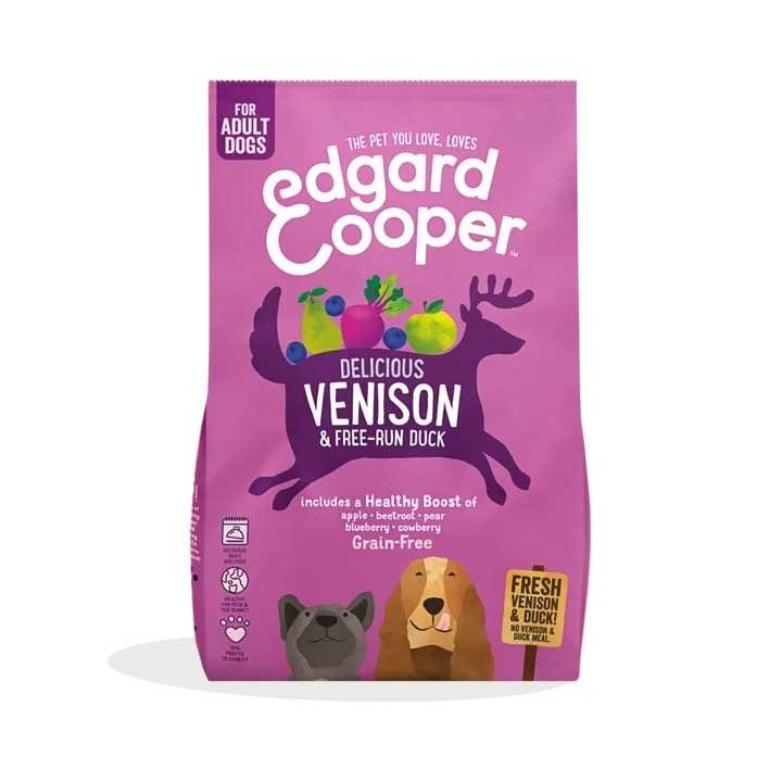 Edgard&Cooper Dog Adult All Breeds Cervo & Anatra 2,5 Kg.