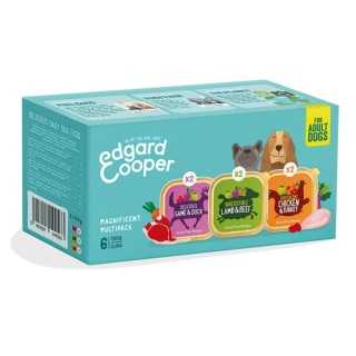 Edgard&Cooper Dog Adult Magnificent Multipack Pate' (6 X 100 Gr.)