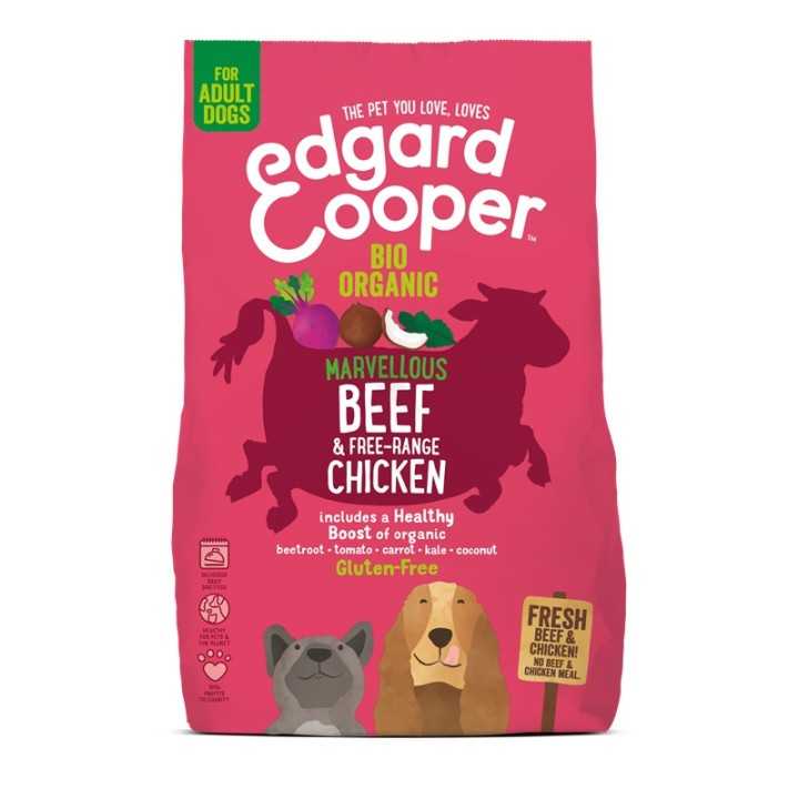 Edgard&Cooper Dog Bio Adult All Breeds Manzo & Pollo 700 Gr.