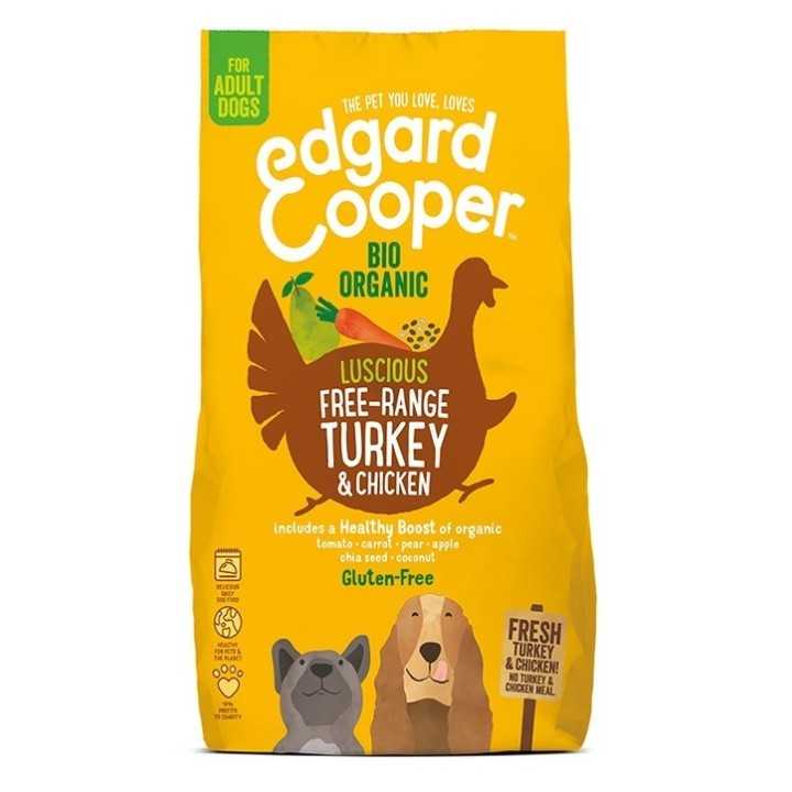 Edgard&Cooper Dog Bio Adult All Breeds Tacchino & Pollo 2,5 Kg.