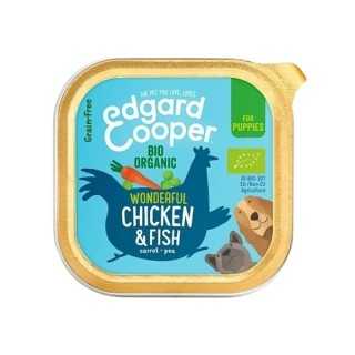 Edgard&Cooper Dog Bio Puppy Pollo & Pesce 100 Gr.