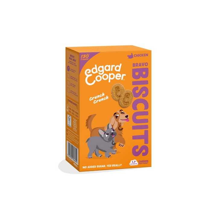 Edgard&Cooper Dog Bravo Biscuits Pollo 400 Gr.
