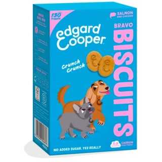 Edgard&Cooper Dog Bravo Biscuits Salmone & Pollo 400 Gr.