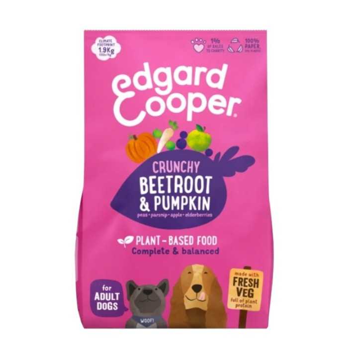 Edgard&Cooper Dog Plant Based Adult Barbabietola & Zucca 2,5 Kg.