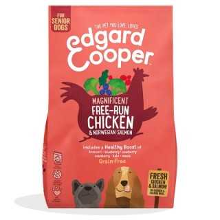 Edgard&Cooper Dog Senior All Breeds Pollo & Salmone 2,5 Kg.
