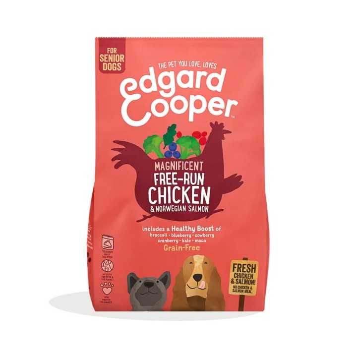 Edgard&Cooper Dog Senior All Breeds Pollo & Salmone 2,5 Kg.