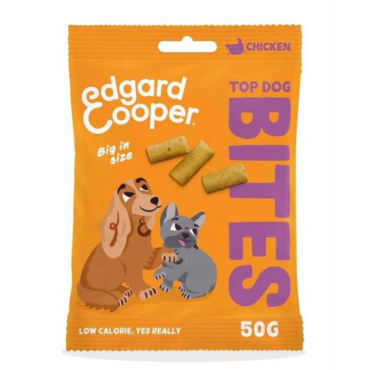 Edgard&Cooper Dog Snack Top Bites Pollo Tg. Large 50 Gr.