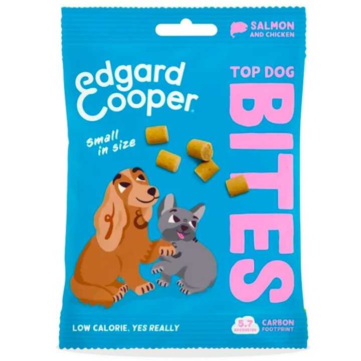 Edgard&Cooper Dog Snack Top Bites Salmone Tg. Small 50 Gr.