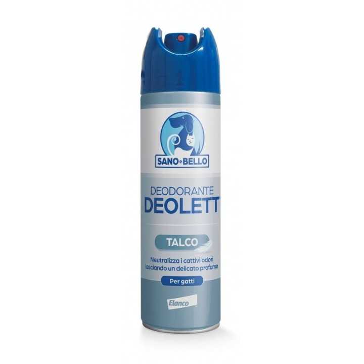 Elanco Deodorante Deolett Talco Per Gatti 200 Ml.