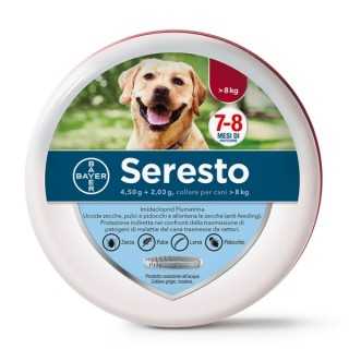 Elanco Seresto Collare Antiparassitario Per Cani 8+ Kg.