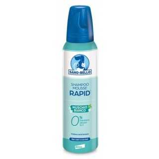 Elanco Shampoo Mousse Rapid Con Muschio Bianco 300 Ml.