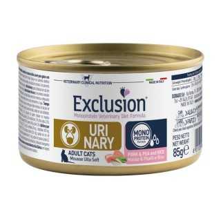 Exclusion Cat Diet Urinary Maiale, Piselli & Riso 85 Gr.