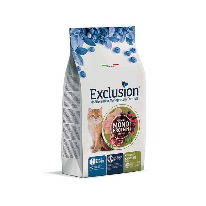Exclusion Cat Monoprotein Adult Giant Sterilized Pollo 1,5 Kg.
