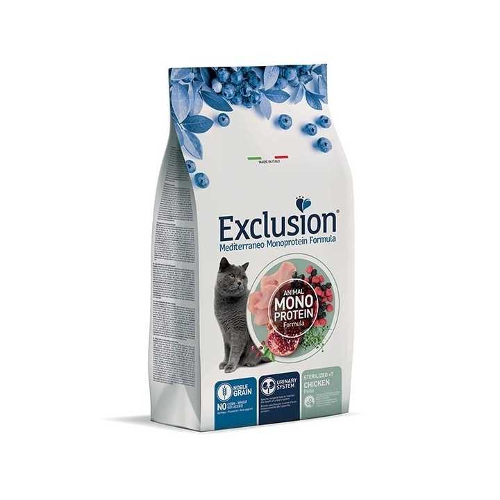 Exclusion Cat Monoprotein Adult Sterilized +7 Pollo 1,5 Kg.