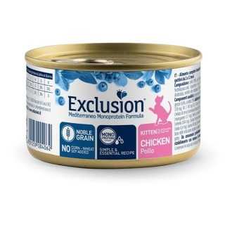 Exclusion Cat Monoprotein Kitten Pollo 85 Gr.