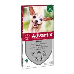 Elanco Advantix Spot-On Per Cani Fino A 4 Kg. 4 Pipette
