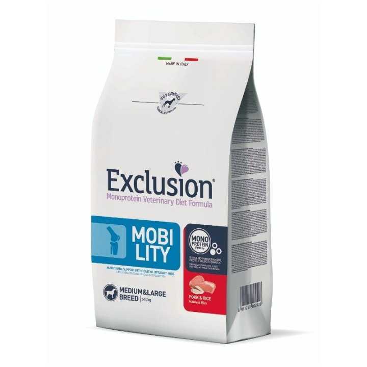 Exclusion Diet Medium/Large Mobility Maiale & Riso 12 Kg.