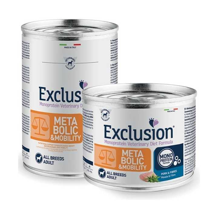 Exclusion Diet Metabolic & Mobility Maiale & Fibre 200 Gr.