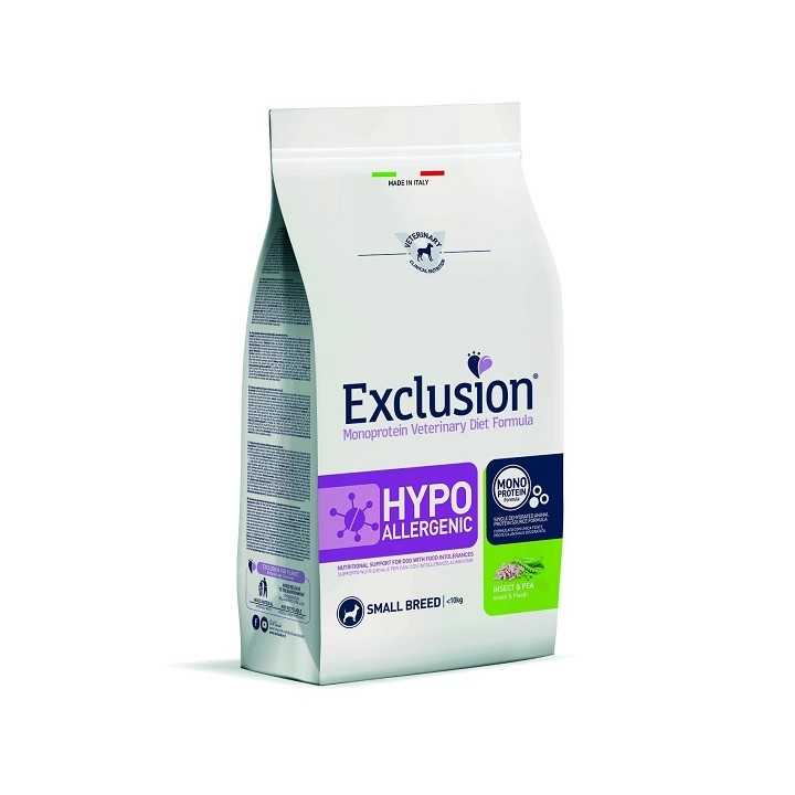 Exclusion Diet Small Hypoallergenic Insetti & Piselli 2 Kg.