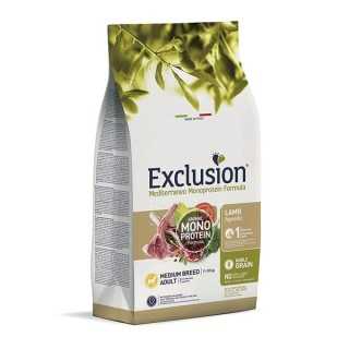 Exclusion Monoprotein Adult Medium Agnello 12 Kg.