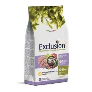 Exclusion Monoprotein Adult Medium/Large Light Pollo 12 Kg.