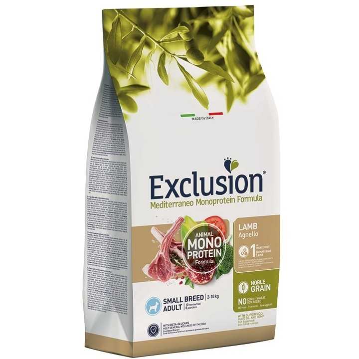 Exclusion Monoprotein Adult Small Agnello 500 Gr.