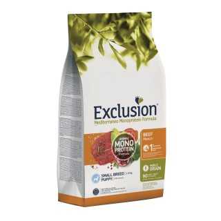 Exclusion Monoprotein Puppy Medium Manzo 12 Kg.