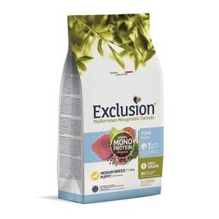 Exclusion Monoprotein Puppy Medium Tonno 3 Kg.