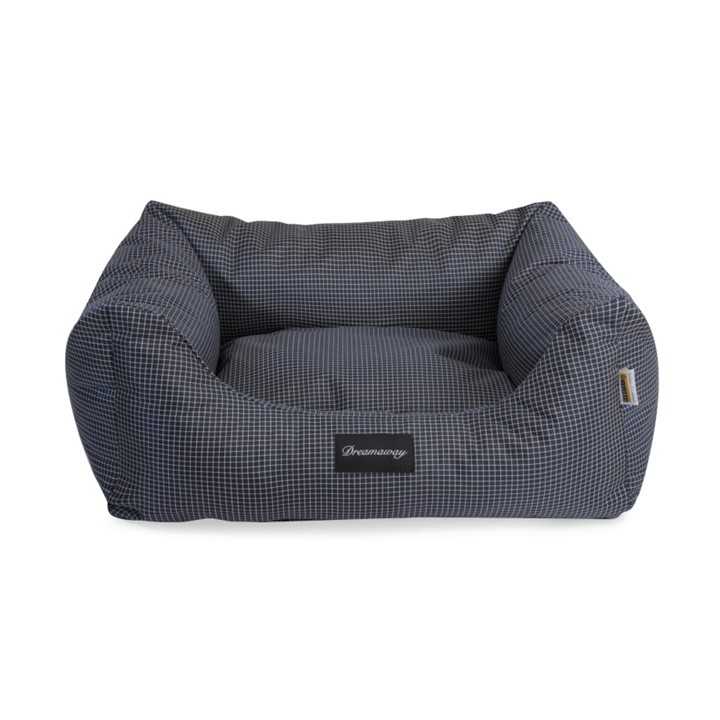 Fabotex Petit Sofa' Boston 65 X 50 X 22 Cm. Quadro Nero