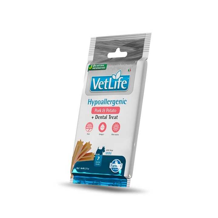 Farmina Vet Life Canine Treat Hypo Adult Mini Maiale & Patate 60 Gr.