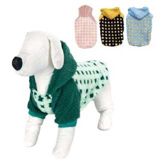 Felpa Imbottita In Pile Fantasia Scacchi Tg. M (30 Cm.)